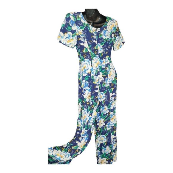 Vintage 70's Joni Blair Floral Romper Size 3 - Picture 5 of 8